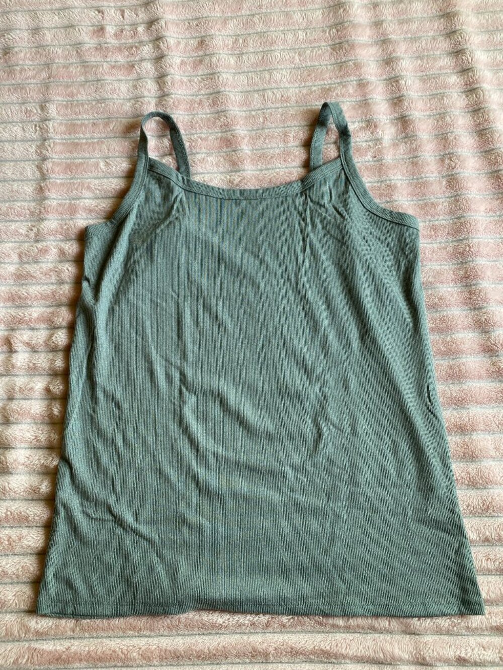 Grey Ribbed Cami - Picture 2 of 4